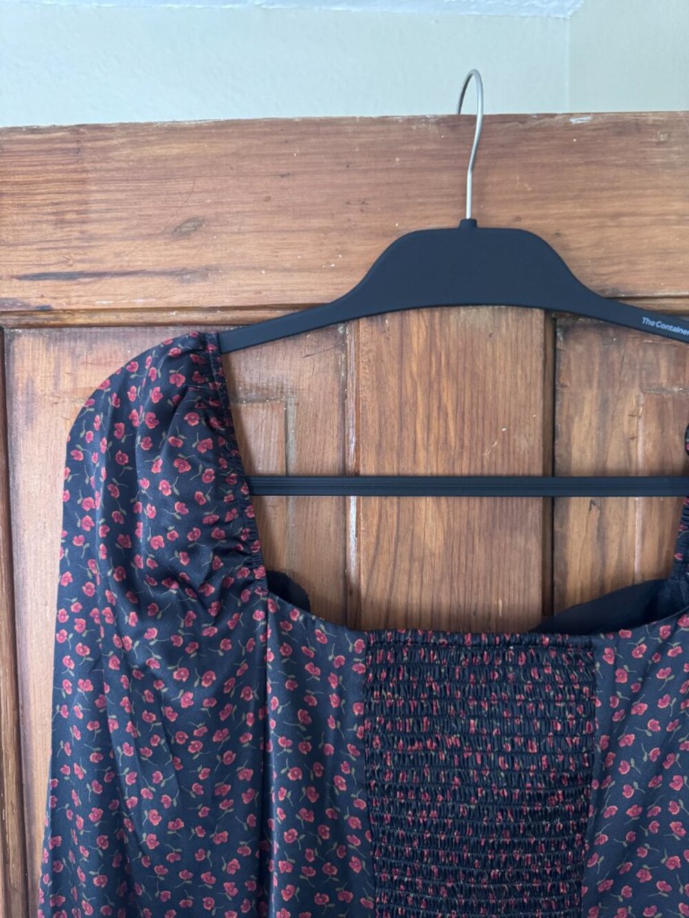 Reformation Black Silk Floral Corset Style Top 2 - Picture 4 of 6